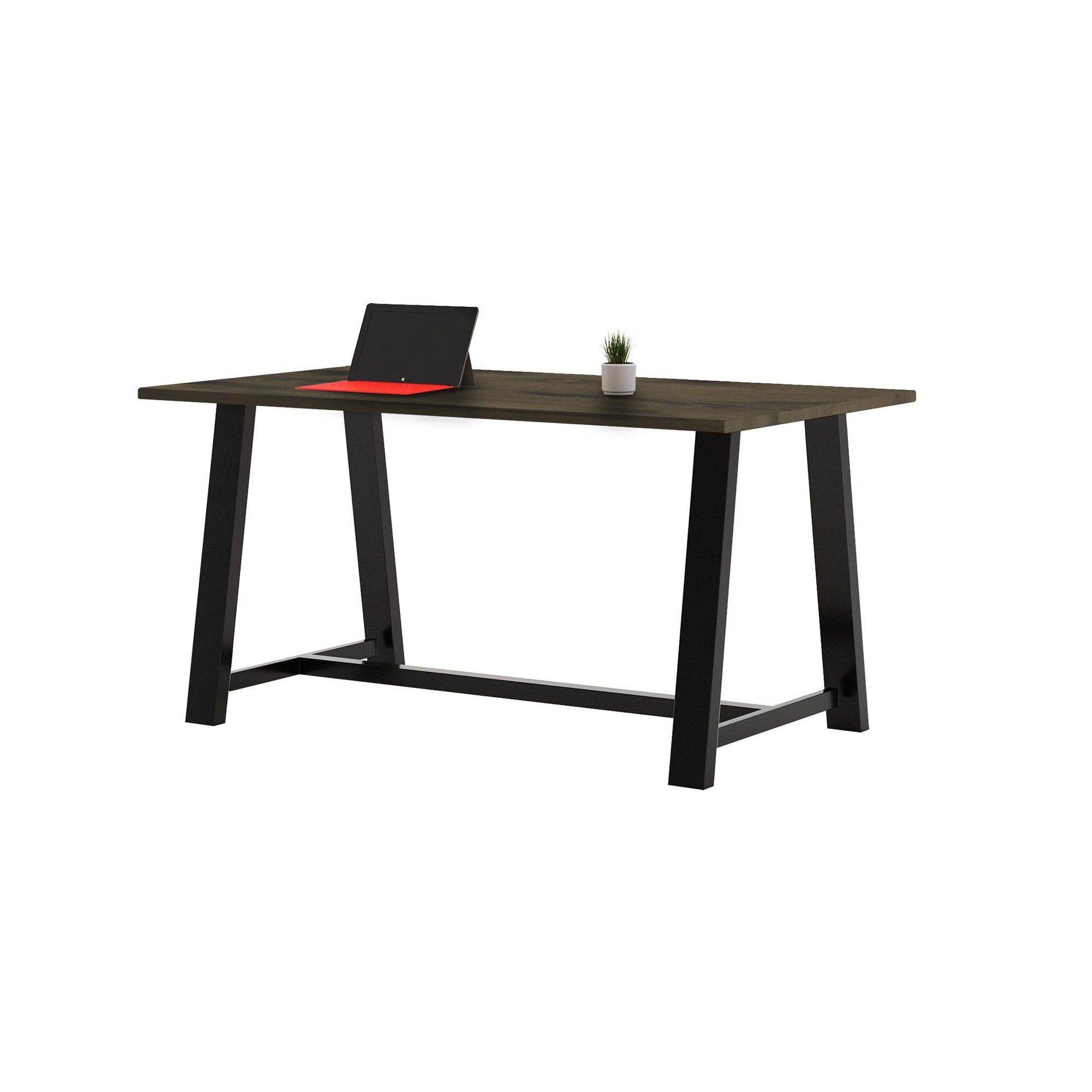 Midtown Table, Counter Height, 42" x 84" x 36"H, High Pressure Laminate Top, 3mm PVC Edge, 72" Base