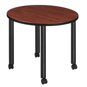 Kee 30" Round Mobile Breakroom Table