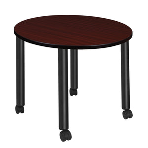 Kee 36" Round Mobile Breakroom Table
