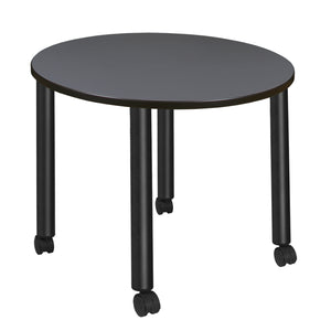 Kee 42" Round Mobile Breakroom Table