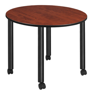 Kee 48" Round Mobile Breakroom Table