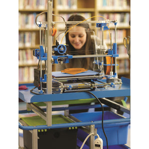 3D Printer Cart, Premium Model with Base Tech Tub, 2 Open Tubs and 1 Really Big Tub