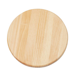 Titan Stool with Backrest, Solid Oak Seat, 24" Seat Height