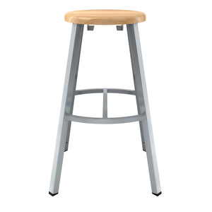 Titan Stool, Solid Oak Seat, 30" H