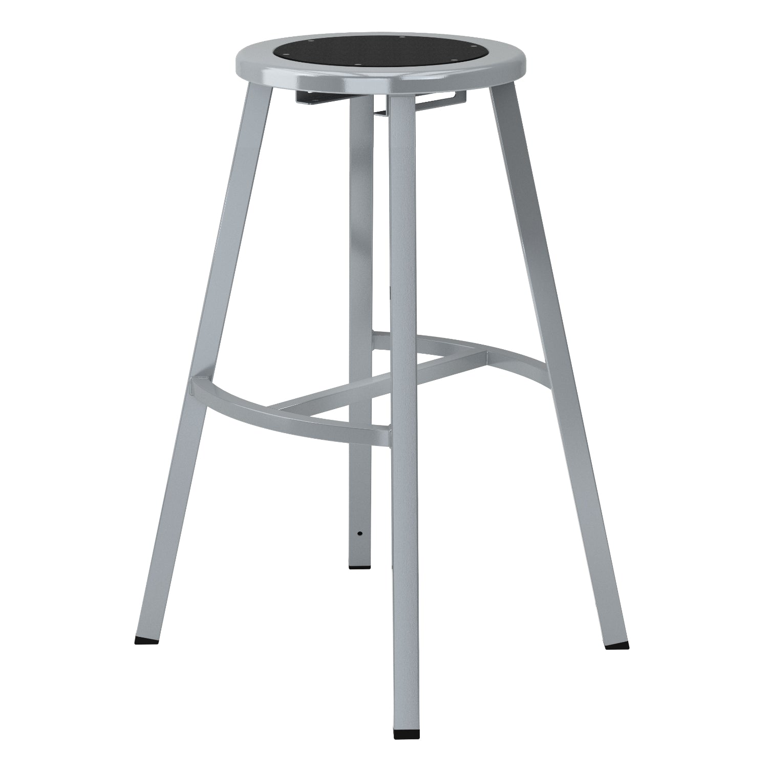 Titan Stool, Steel Seat with Black Poly Center, 30" H