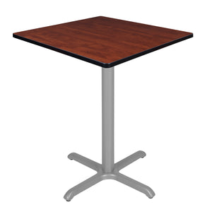 Cain 36" Square X-Base Cafe Table, 42" Standing/Bar Height
