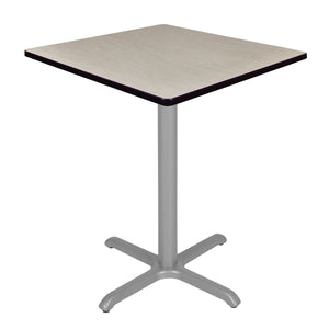 Cain 36" Square X-Base Cafe Table, 42" Standing/Bar Height