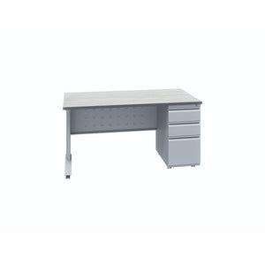 Teacher CSR Mobile Rectangular Teacher's Desk, 60" x 30"
