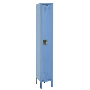 Premium Wardrobe Locker, Single Tier, 12" W x 18" D x 78" H (72" H Opening), Assembled, One Wide