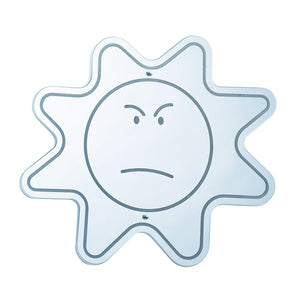 Angry Face Acrylic Mirror