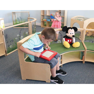 Nature View Curve-Out Reading Sofa