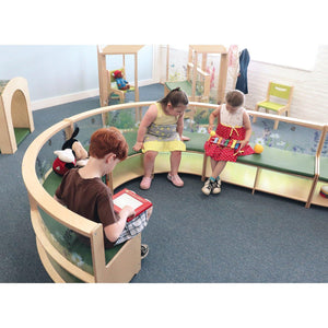 Nature View Curve-Out Reading Sofa