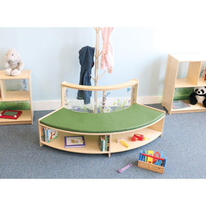 Nature View Curve-In Reading Sofa