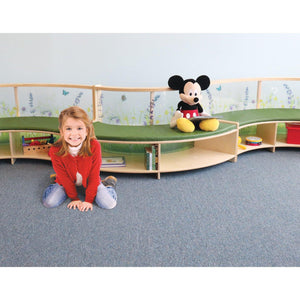 Nature View Curve-In Reading Sofa