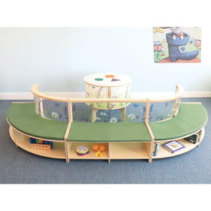 Nature View Curve-In Reading Sofa