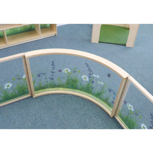Nature View Curved Divider Panel, 24" H