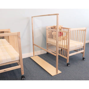 Floor Standing Acrylic Partition, 48" Wide