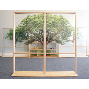 Nature View Floor Standing Partition, 25" W