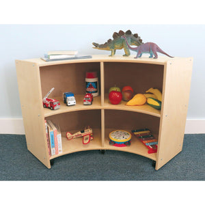 Curve Out Mobile Storage Cabinet