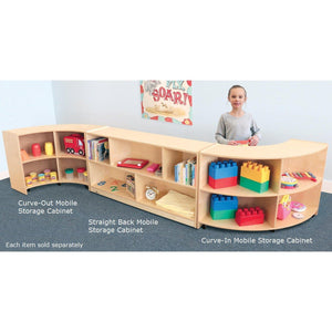 Curve In Mobile Storage Cabinet