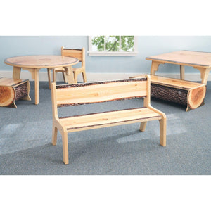 Nature View Live Edge Collection Bench, 10" Seat Height