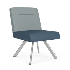 Willow Collection Reception Seating, Armless Guest Chair, 400 lb. Capacity, Standard Vinyl Upholstery, FREE SHIPPING