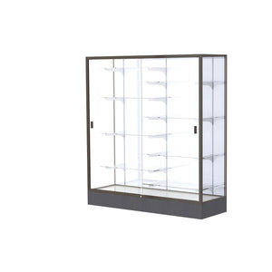 Colossus Series Floor Display Case, 60"W x 66"H x 20" D