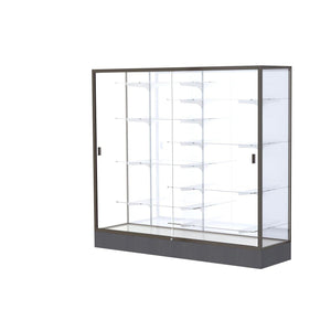 Colossus Series Floor Display Case, 72"W x 66"H x 20"D