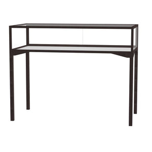 Keepsake Series Table Top Four-Leg Display Case with Sliding Door, 48"W x 10"H x 24"D