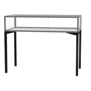 Keepsake Series Table Top Four-Leg Display Case with Sliding Door, 48"W x 10"H x 24"D