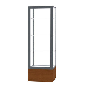 Keepsake Series Lighted Floor Display Case, 24"W x 80"H x 24"D
