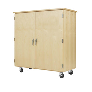 Diversified Spaces Command Robotics Compartment Tote Storage Cabinet, Maple