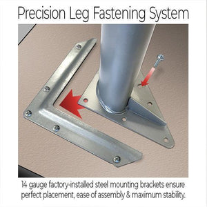 Aero Activity Table, 24" x 48" Rectangle, Oval Adjustable Height Legs