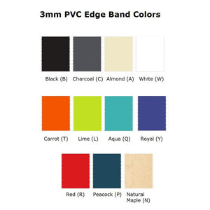 A-Frame Series Mobile Table, Chemguard Top, 48" W x 42" D x 36" H