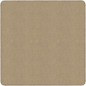 Americolors Solids Rugs-Classroom Rugs & Carpets-Almond-6' x 6' Square-