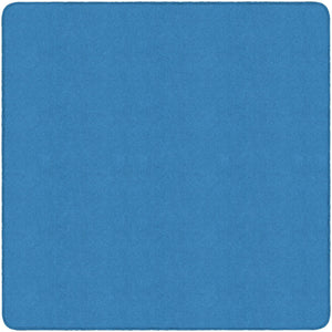Americolors Solids Rugs-Classroom Rugs & Carpets-Blue Bird-6' x 6' Square-
