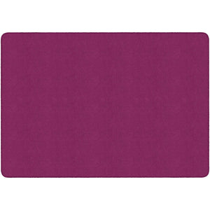 Americolors Solids Rugs-Classroom Rugs & Carpets-Cranberry-4' x 6' Rectangle-