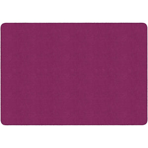 Americolors Solids Rugs-Classroom Rugs & Carpets-Cranberry-4' x 6' Rectangle-