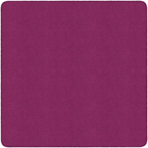 Americolors Solids Rugs-Classroom Rugs & Carpets-Cranberry-6' x 6' Square-