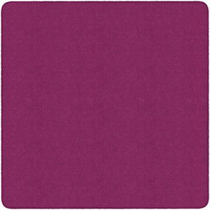 Americolors Solids Rugs-Classroom Rugs & Carpets-Cranberry-6' x 6' Square-