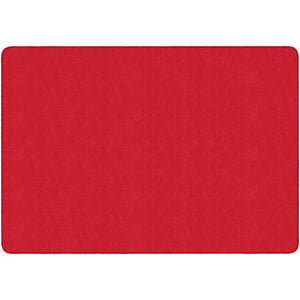 Americolors Solids Rugs-Classroom Rugs & Carpets-Rowdy Red-4' x 6' Rectangle-