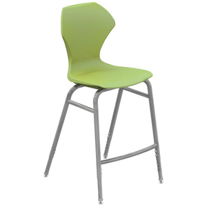 Apex Series Adjustable Height Stool-Stools-Apple-Gray-