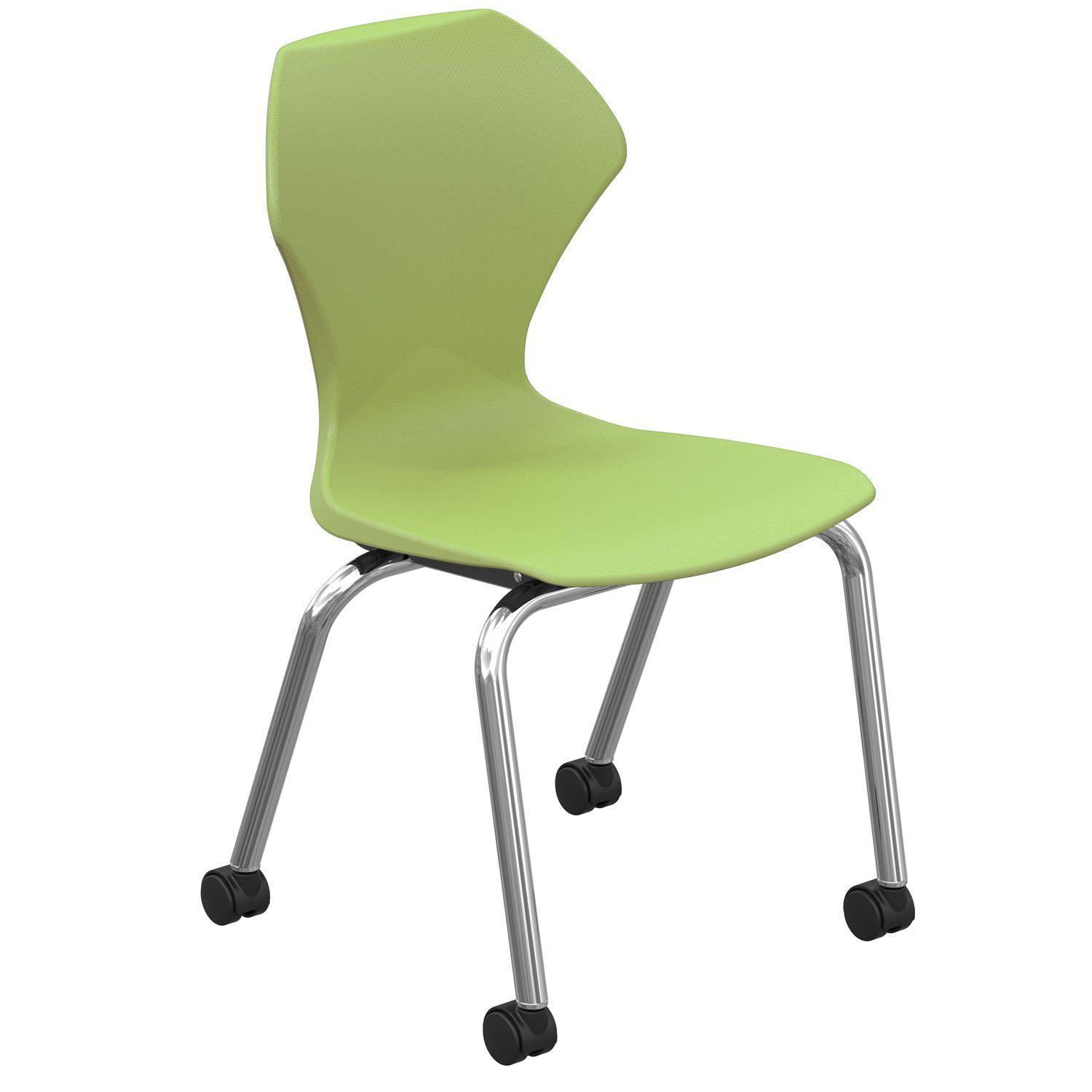 Apex Series Mobile Caster Chair-Chairs-16"-Apple-
