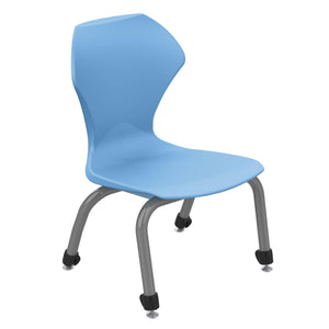 Apex Series Stack Chairs-Chairs-12"-Blueberry-Gray