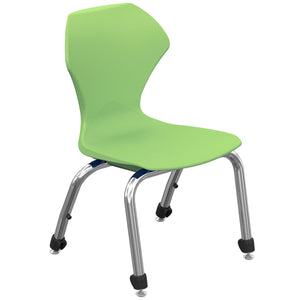 Apex Series Stack Chairs-Chairs-14"-Apple-Chrome