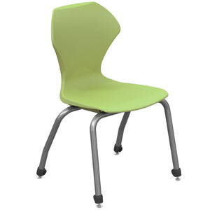 Apex Series Stack Chairs-Chairs-16"-Apple-Gray