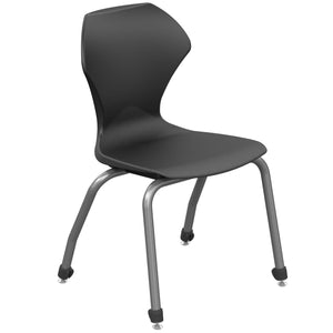 Apex Series Stack Chairs-Chairs-18"-Black-Gray