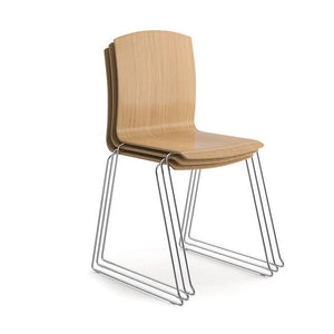 Trinity All Wood Stacking Chair, Beech Wood, FREE SHIPPING