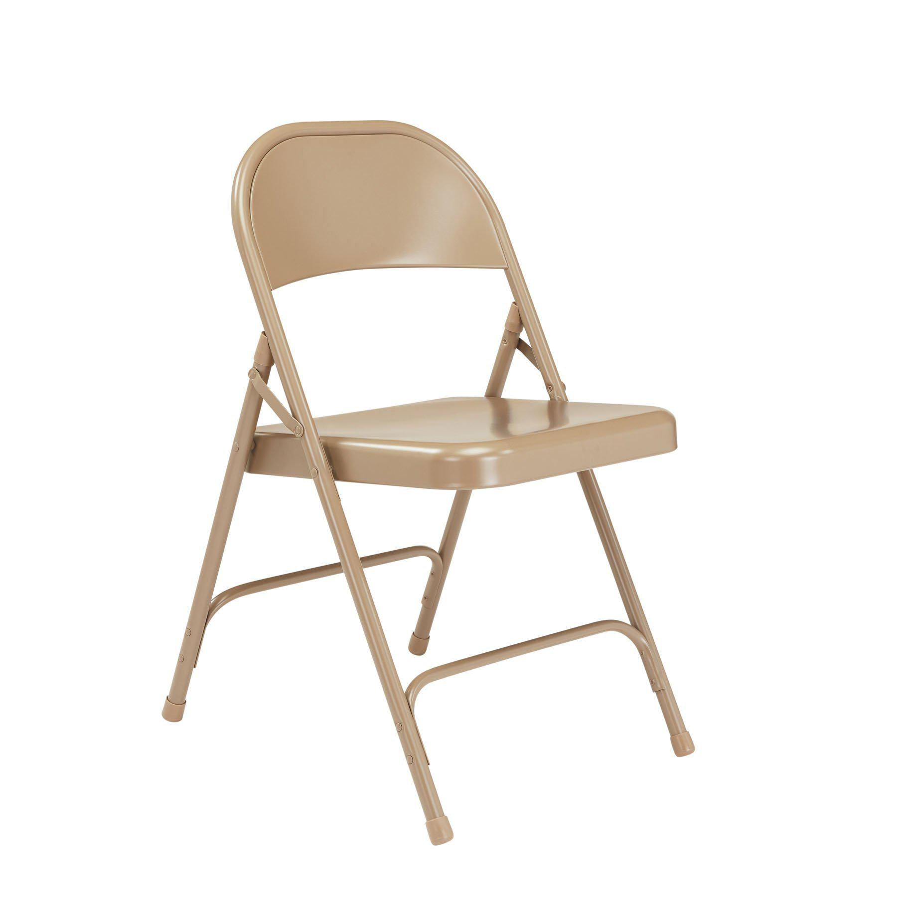 Choice All-Steel Folding Chair (Carton of 4)-Chairs-Beige-