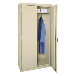 Classic Series Wardrobe Storage Cabinet, 36 x 24 x 72, Putty